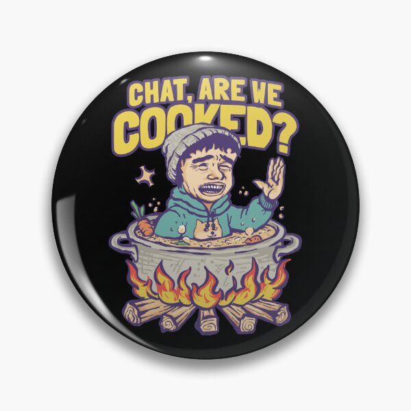 Item preview, Chat, Are We Cooked? designed and sold by miftake.