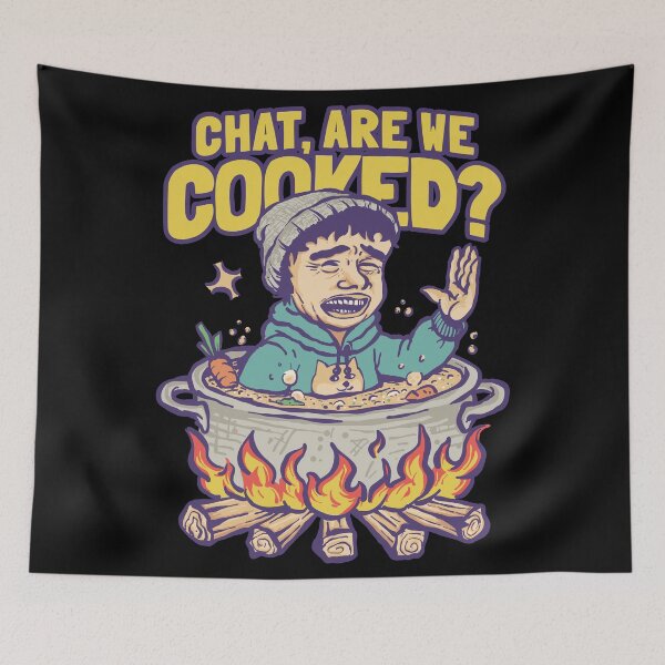 Item preview, Chat, Are We Cooked? designed and sold by miftake.