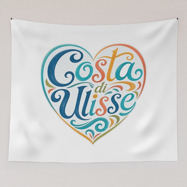 Item preview, Costa di Ulisse Heart Lettering designed and sold by Beyond Destinations.