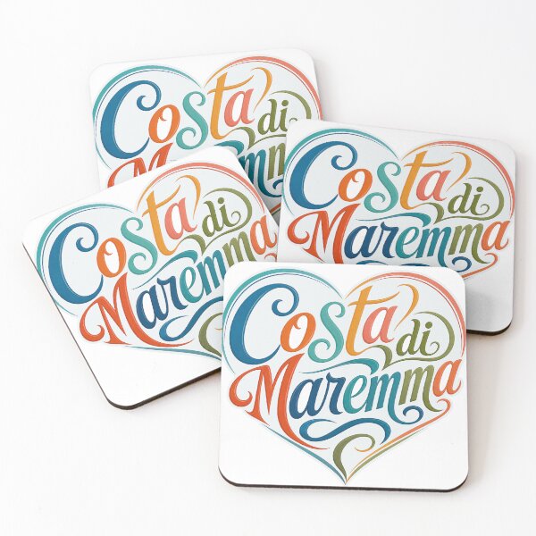 Item preview, Costa di Maremma Heart Lettering designed and sold by Beyond Destinations.