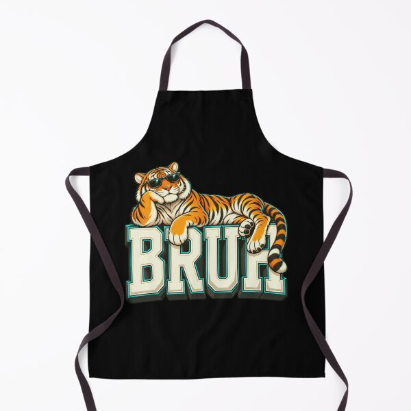 Item preview, Bruh Cool Tiger Slang Meme Humor designed and sold by FolkGraphics.