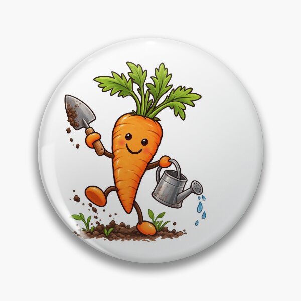 Item preview, Happy carrot while gardening designed and sold by Kisho.