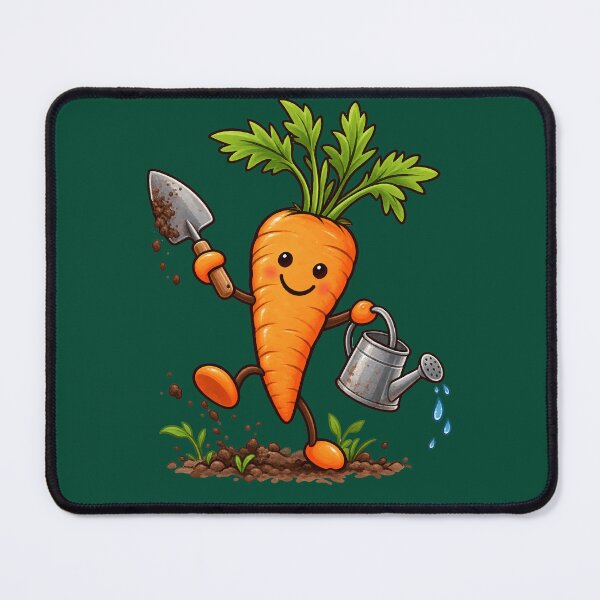 Item preview, Happy carrot while gardening designed and sold by Kisho.