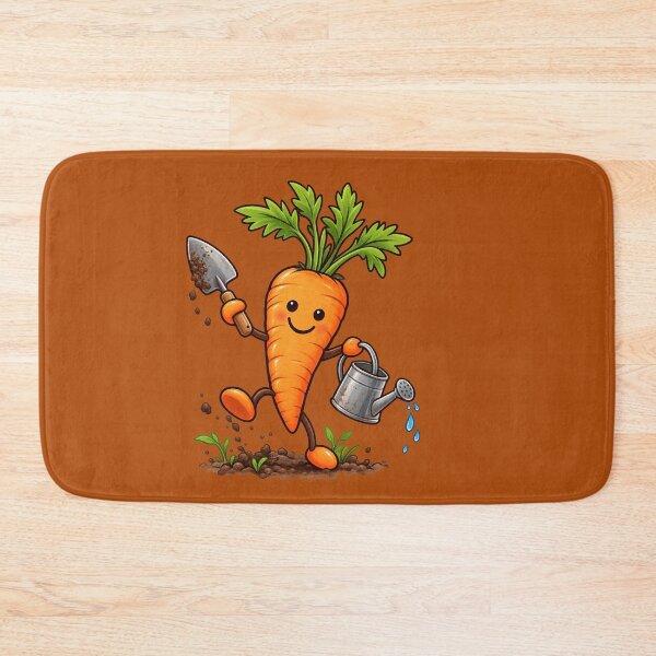 Item preview, Happy carrot while gardening designed and sold by Kisho.