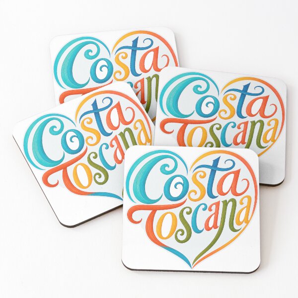 Item preview, Costa Toscana Heart Lettering designed and sold by Beyond Destinations.