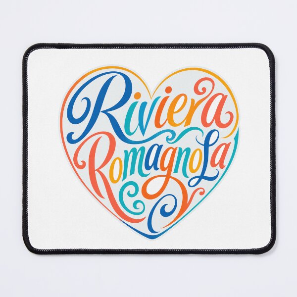 Item preview, Riviera Romagnola Heart Lettering designed and sold by Beyond Destinations.