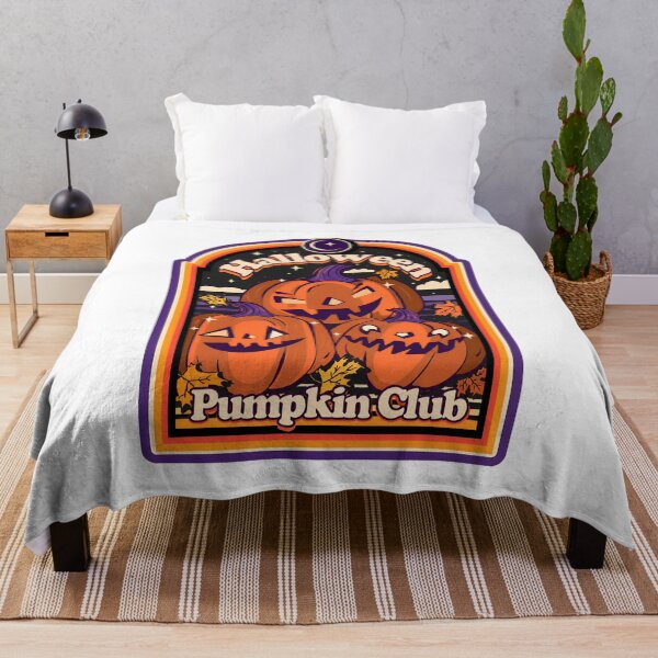 Item preview, Halloween Pumpkin Club Retro Vintage Badge designed and sold by OlyvieArt.