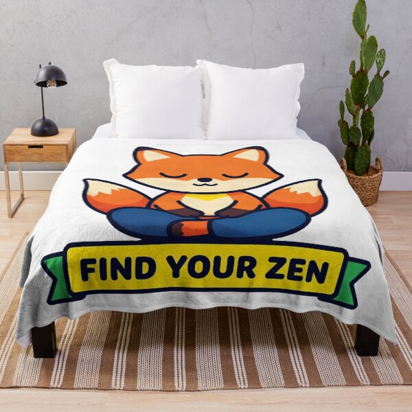 Item preview, Zen Yogi Meditation Fox Mindfulness designed and sold by Arc2020.