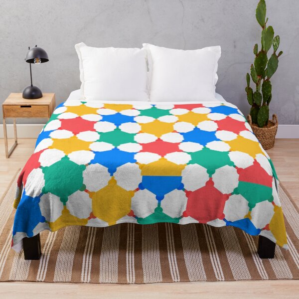 Item preview, Colorful Geometric Hexagon Pattern Abstract Shapes designed and sold by PunchDrop.