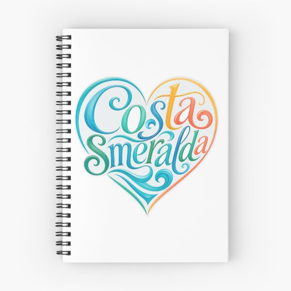 Item preview, Costa Smeralda Heart Lettering designed and sold by Beyond Destinations.