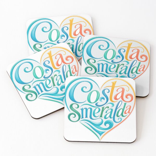 Item preview, Costa Smeralda Heart Lettering designed and sold by Beyond Destinations.