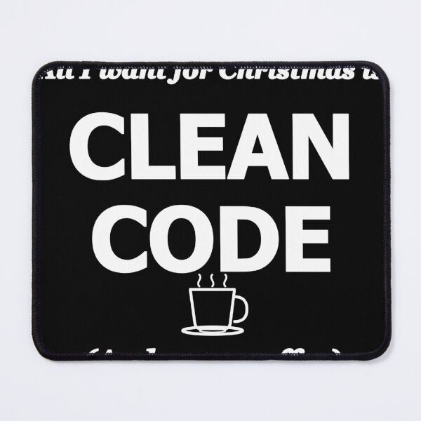 Item preview, Funny Clean Code Christmas Developer Gift designed and sold by BirhanuDesigns.