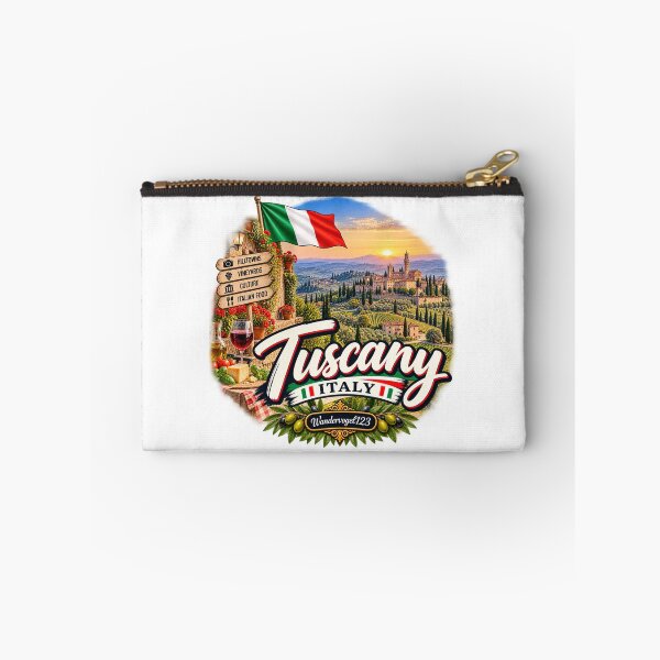 Item preview, Tuscany, Italy – Vineyards, Cypress Trees & Romantic Sunset designed and sold by Wandervogel123.