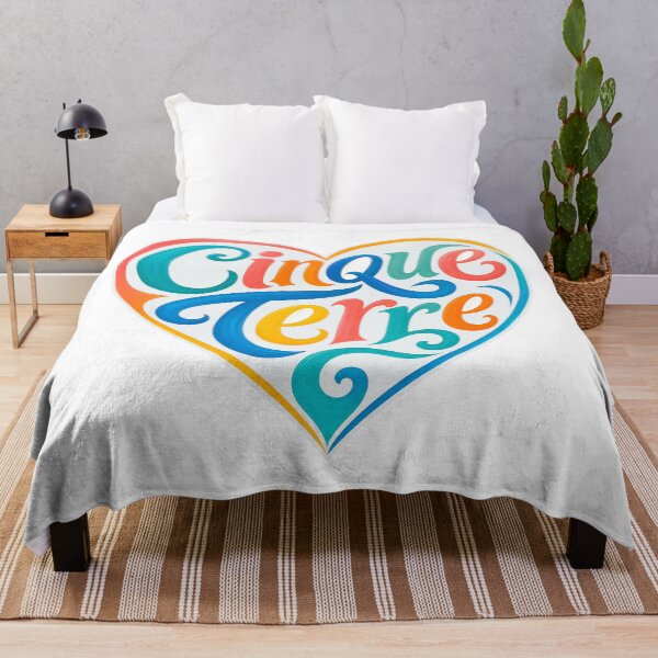 Item preview, Cinque Terre Heart Lettering designed and sold by Beyond Destinations.