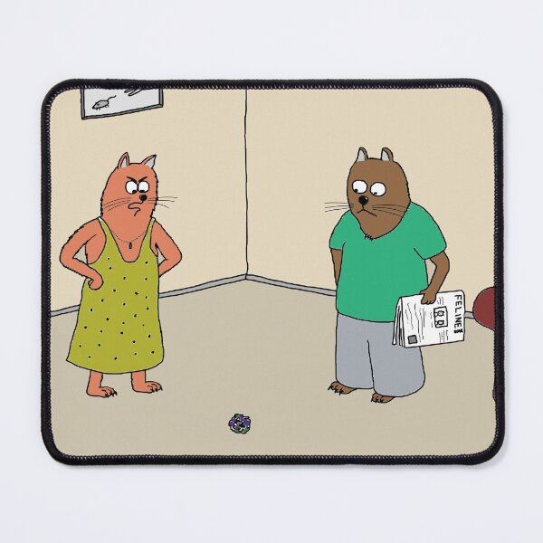 Item preview, Cat wife sees blonde hair in husband's furball designed and sold by Sneerze.