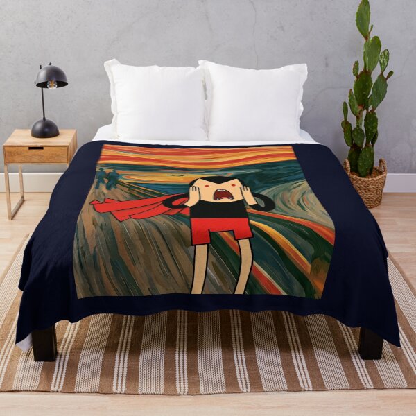 Item preview, Screaming Vampire Parody Art Expressionist Scream Cartoon designed and sold by peterdesigns.