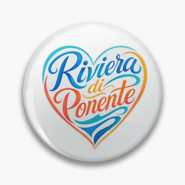 Item preview, Riviera di Ponente Heart Lettering designed and sold by Beyond Destinations.