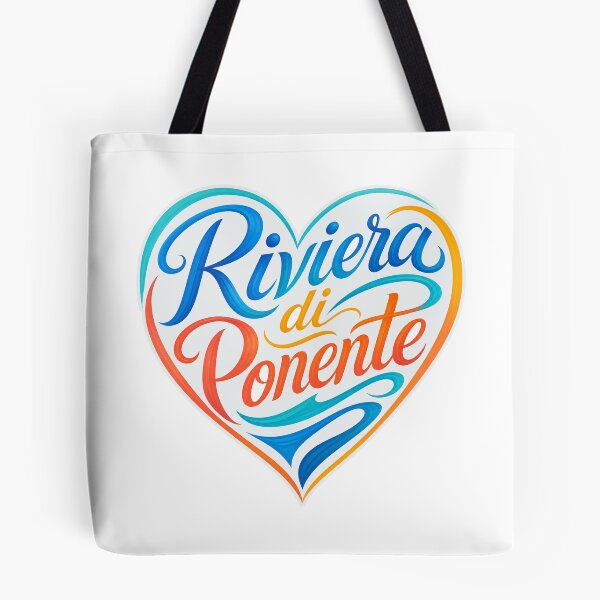 Item preview, Riviera di Ponente Heart Lettering designed and sold by Beyond Destinations.
