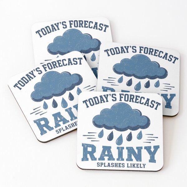 Item preview, Today's Forecast Rainy Splashes Likely Vintage Rain Cloud designed and sold by CF_VintageDesign.