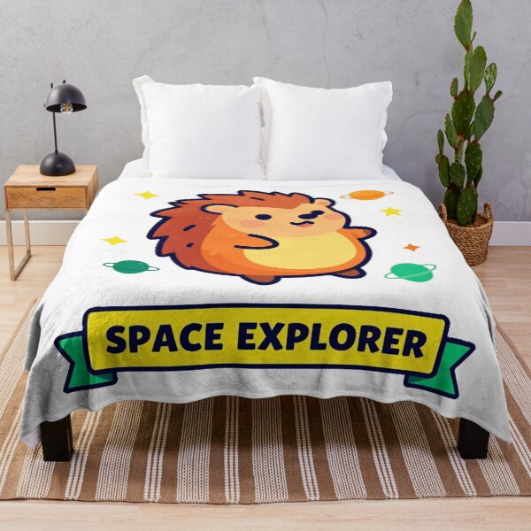 Item preview, Astronaut Hedgehog Space Galaxy Cute SciFi designed and sold by Arc2020.