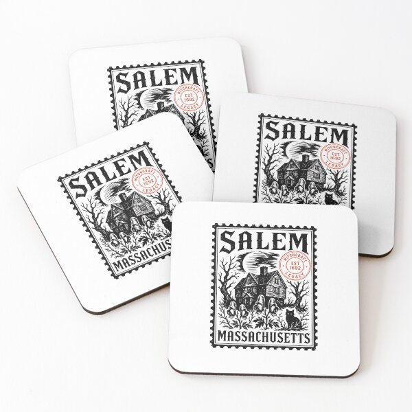 Item preview, Salem Massachusetts Witchcraft Legacy Stamp Graphic designed and sold by OlyvieArt.