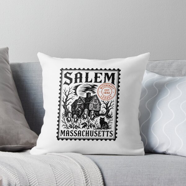 Item preview, Salem Massachusetts Witchcraft Legacy Stamp Graphic designed and sold by OlyvieArt.