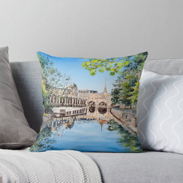 Item preview, Bath England Travel Poster – British Cottage Vintage Landscape designed and sold by POSTERIOCREW.