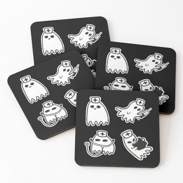 Item preview, Cute Ghost Nurses Halloween Set Gift designed and sold by merialnam.