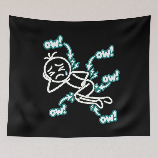 Item preview, Ow! Chronic Pain Sufferer Body Ache designed and sold by FolkGraphics.