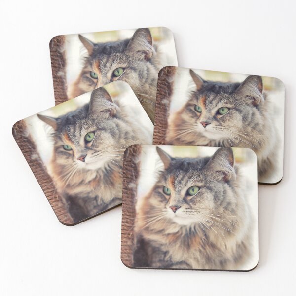 Item preview, Portrait of Cleopatra, a Siberian female cat designed and sold by Pino 'Delfino' Esposito.