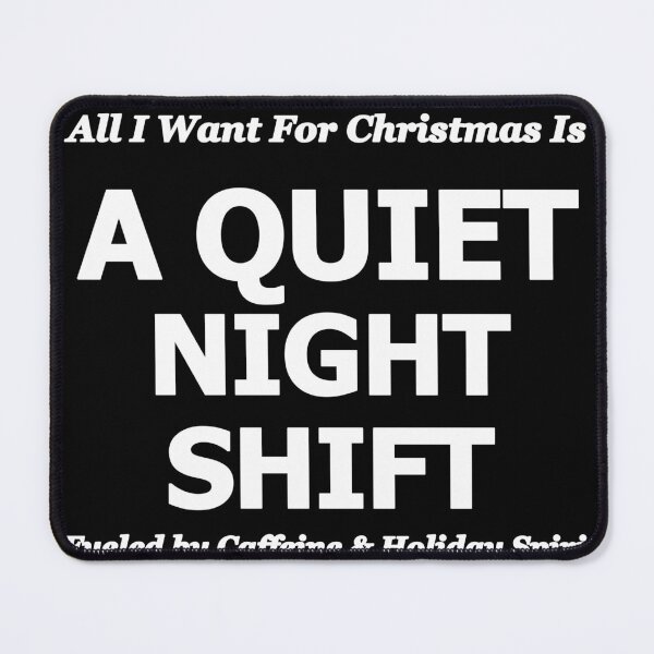 Item preview, Funny Night Shift Nurse Christmas Sweatshirt Gift designed and sold by BirhanuDesigns.