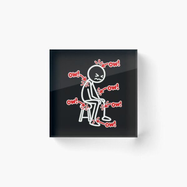Item preview, Ow Ow Ow Body Pain Chronic Illness Warrior designed and sold by FolkGraphics.