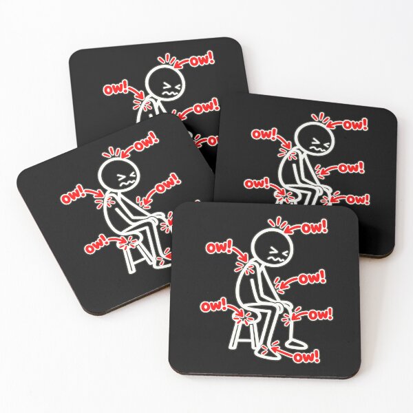 Item preview, Ow Ow Ow Body Pain Chronic Illness Warrior designed and sold by FolkGraphics.