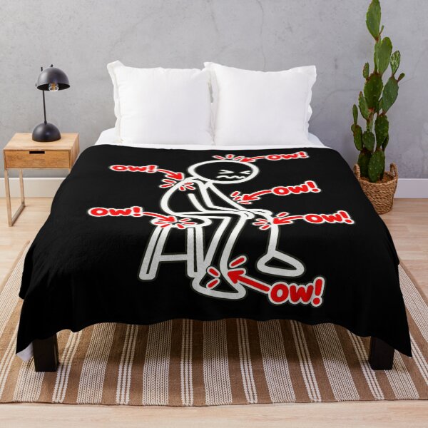 Item preview, Ow Ow Ow Body Pain Chronic Illness Warrior designed and sold by FolkGraphics.