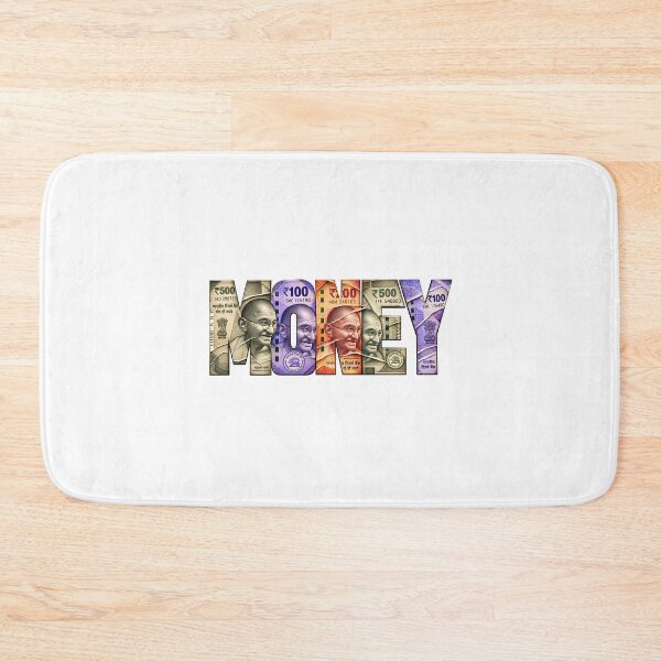 Item preview, Indian Money Typography – Mahatma Gandhi Rupee Notes Design designed and sold by lexxclothing.