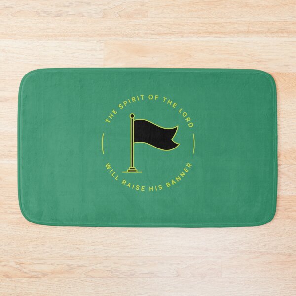 Item preview, Copy of The Spirit of the Lord Will Raise His Banner - Isaiah 59:19 Christian Mountain Cross Flag designed and sold by Xtremetiaan.