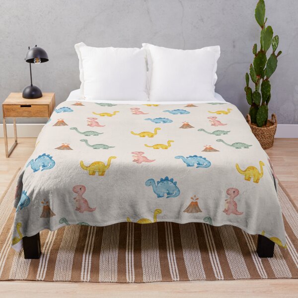 Item preview, Dinosaur Volcano T-Rex Cute Pastel Pattern designed and sold by Luv4tete.