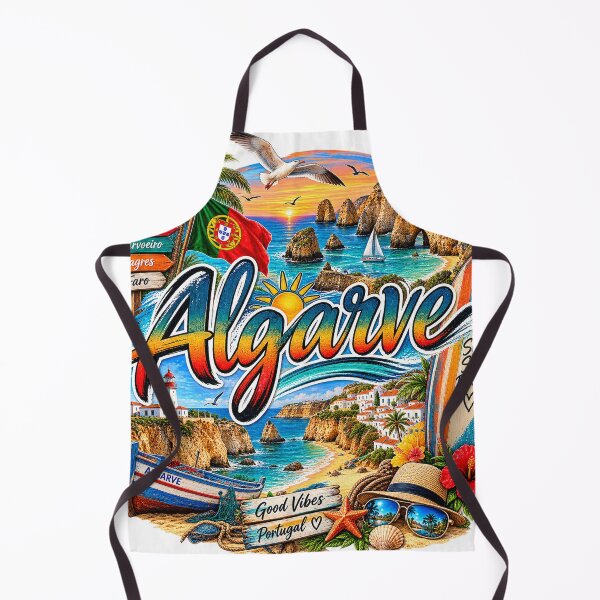 Item preview, Algarve Portugal – Dream beaches, cliffs & surf vintage design designed and sold by Wandervogel123.