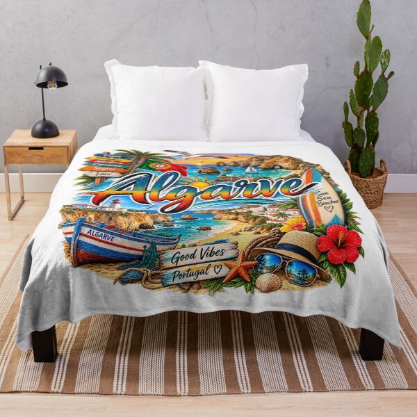 Item preview, Algarve Portugal – Dream beaches, cliffs & surf vintage design designed and sold by Wandervogel123.