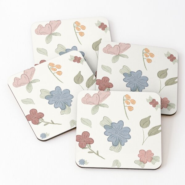 Item preview, Cute handdrawn floral pattern designed and sold by elena-studio-.