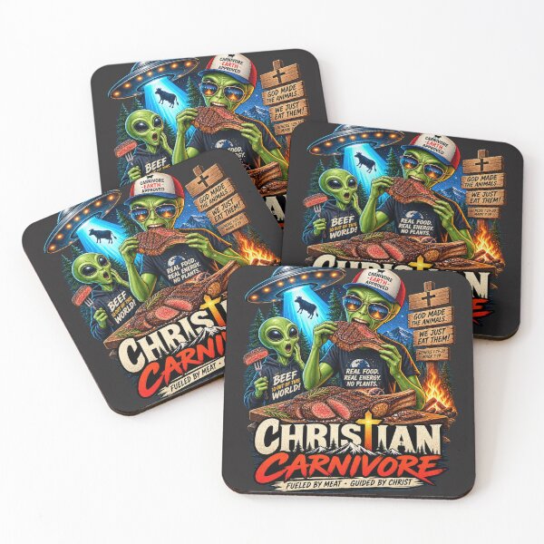 Item preview, MARTIAN CHRISTIAN CARNIVORE - EARTH APPROVED designed and sold by CarnivoreGifts.