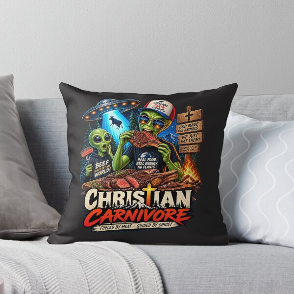 Item preview, MARTIAN CHRISTIAN CARNIVORE - EARTH APPROVED designed and sold by CarnivoreGifts.