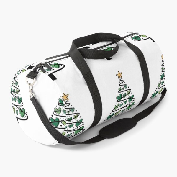Item preview, Christmas Tree Green Hearts – Minimalist Holiday Doodle Art designed and sold by jkrphoto.