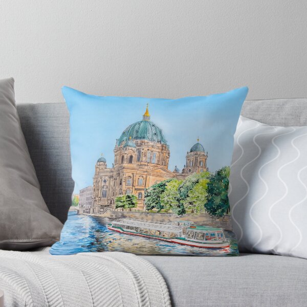 Item preview, Berlin Cathedral Watercolor – Berliner Dom Germany Cityscape designed and sold by POSTERIOCREW.