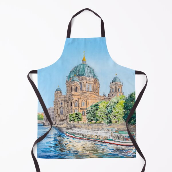 Item preview, Berlin Cathedral Watercolor – Berliner Dom Germany Cityscape designed and sold by POSTERIOCREW.