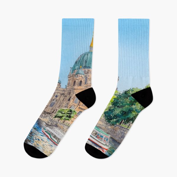 Item preview, Berlin Cathedral Watercolor – Berliner Dom Germany Cityscape designed and sold by POSTERIOCREW.