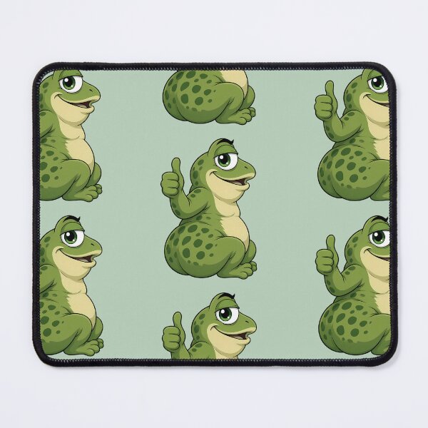 Item preview, Fat frog with raised thumb designed and sold by design-rebell.