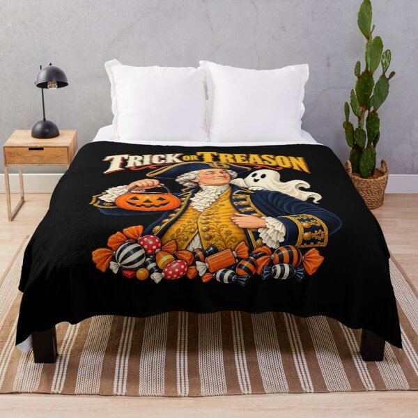 Item preview, Trick Or Treason George Washington Patriotic Halloween T-Shirt designed and sold by Trendably.