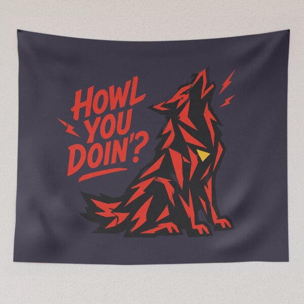 Item preview, Howlin Wolf Retro Art designed and sold by Goddard101Eric.