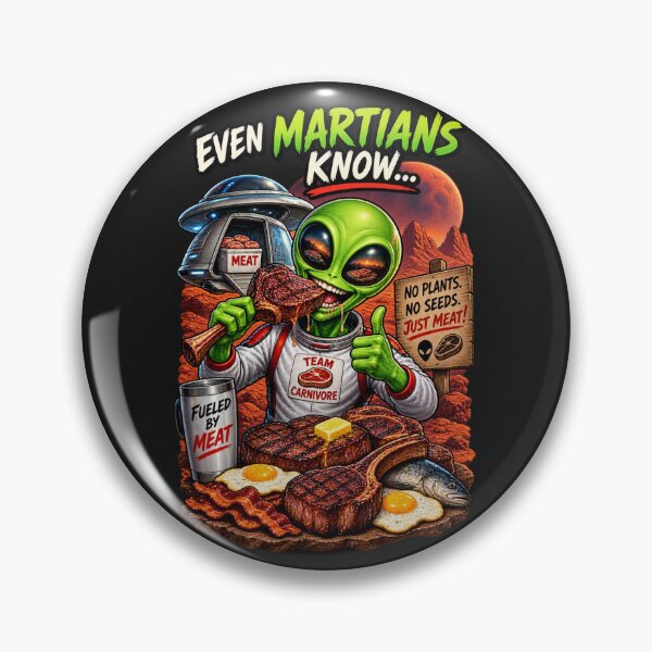 Item preview, MARTIAN EVEN MARTIANS KNOW ABOUT CARNIVORE designed and sold by CarnivoreGifts.